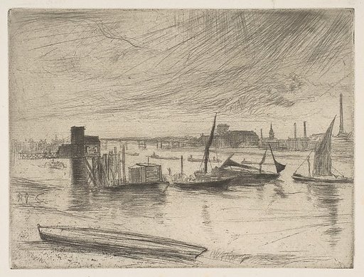 Early Morning, Battersea (Battersea Dawn) (Cadogan Pier)