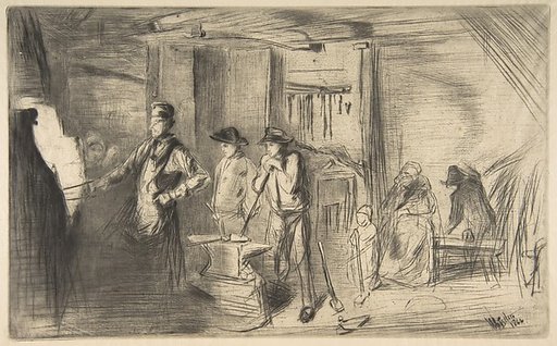 The Forge, from "A Series of Sixteen Etchings of Scenes on the Thames and Other Subjects"