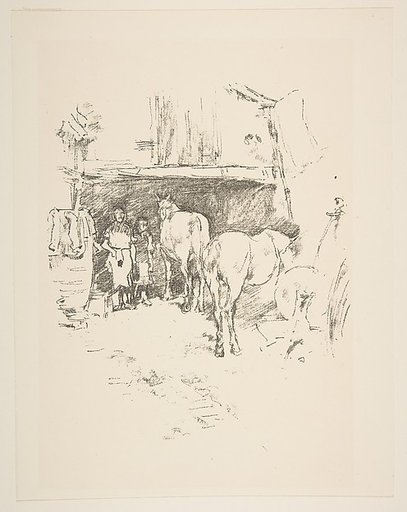 The Smith's Yard, from "The International Studio"