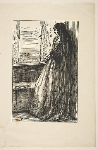 The Nun in "Count Burckhardt" (for "Once a Week," September 27, 1862)