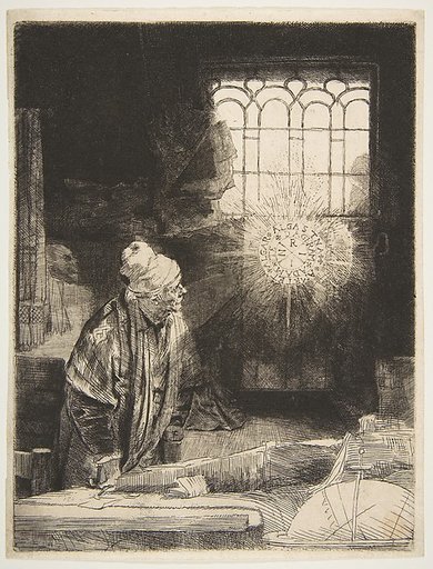 A Scholar in His Study ('Faust')