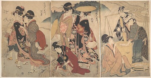 Women and a Man in the Country; Some pageant(?)