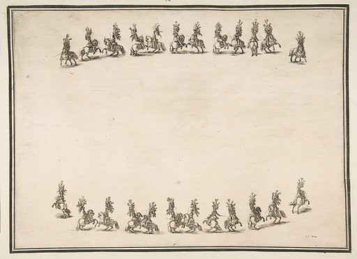 Twenty-four Cavaliers in Two Columns