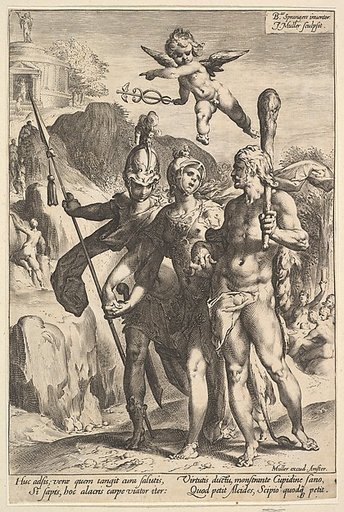 Minerva Leading Hercules and Scipio to the Temple of Fame