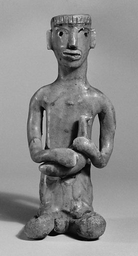 Nude Man Holding Cock