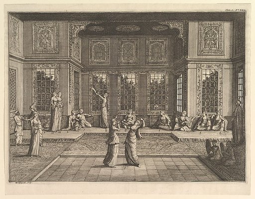 The Seraglio (Aubry de La Mottraye, Travels throughout Europe, Asia and into Part of Africa..., London, 1724, vol. I, pl. 18)