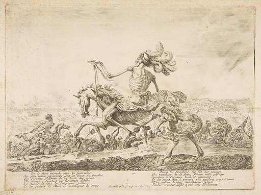 Death on a Battlefield, from "The five deaths" (Les cinq Morts)