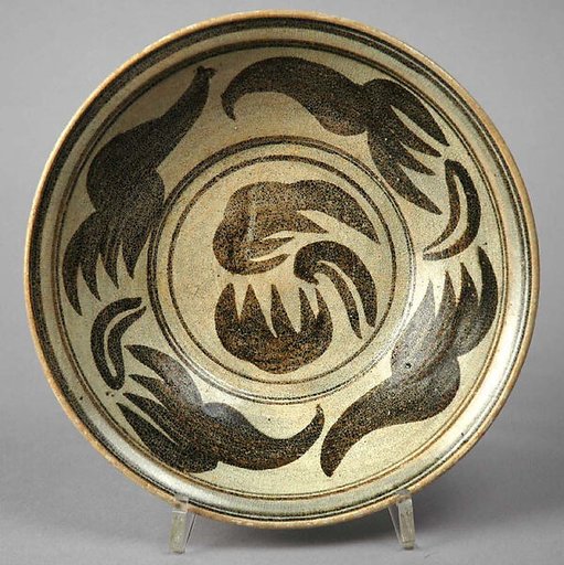 Dish with Floral Design