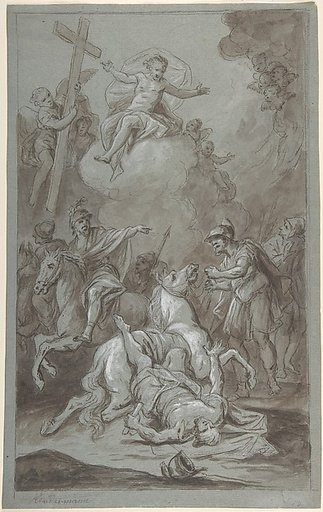 The Conversion of St. Paul (recto); The Execution of the Prisoner (verso)