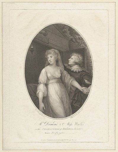 Mr. Dimond and Miss Wallis in the Characters of Romeo and Juliet