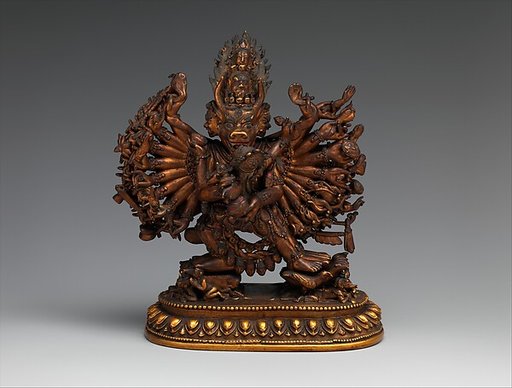 Vajrabhairava with His Consort Vajravetali