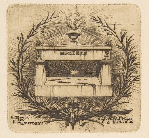 Molière's Tomb, Père-Lachaise Cemetery, Paris
