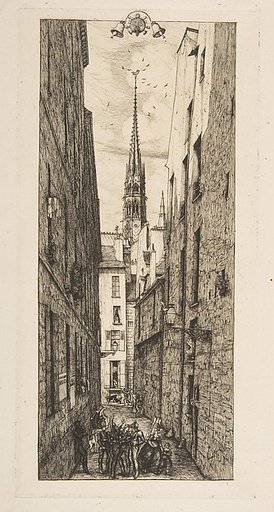 La Rue des Chantres (Rue des Chantres, Paris)