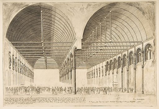 La salle des pas-perdus a l'ancien Palais de Justice (The antechamber of the Palais de Justice, Paris)