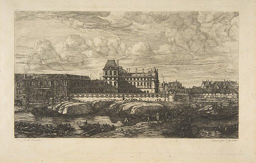 The Old Louvre, Paris,  after Zeeman