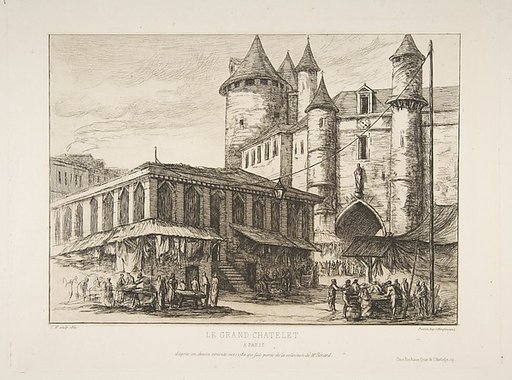Le Grand Châtelet (Grand Châtelet, Paris circa 1780)