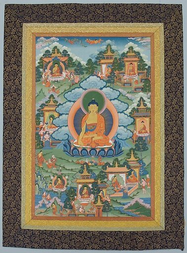 Thangka with Buddha