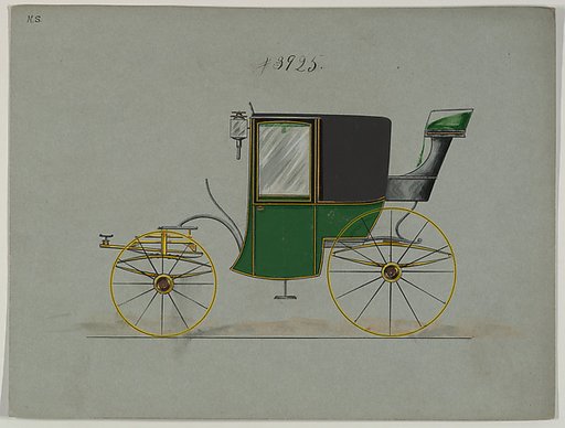 Four Wheel Cab with Brougham body  #3925