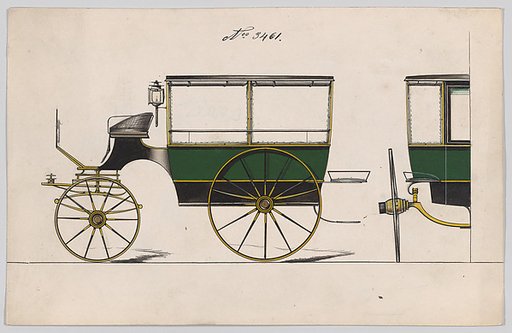 Design for Omnibus or Wagonette, no. 3461