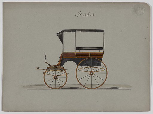 Design for Omnibus or Wagonette, no. 3618