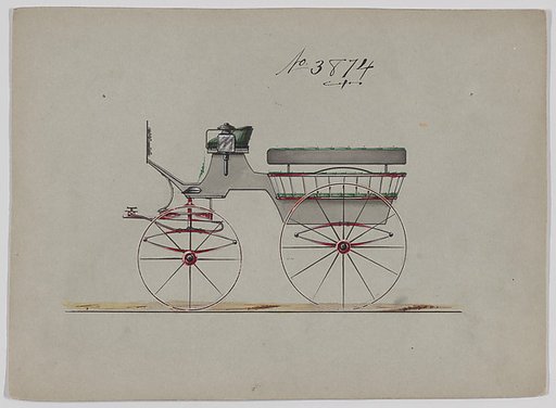 Design for Omnibus or Wagonette, no. 3874
