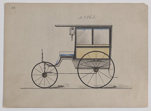 Design for Omnibus or Wagonette, no. 3962