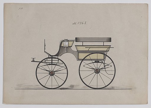 Design for Omnibus or Wagonette, no. 3963