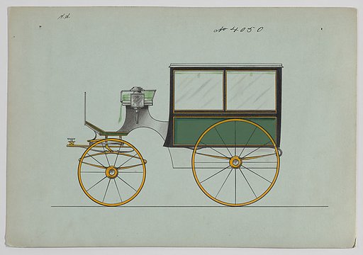 Design for Omnibus or Wagonette, no. 4050