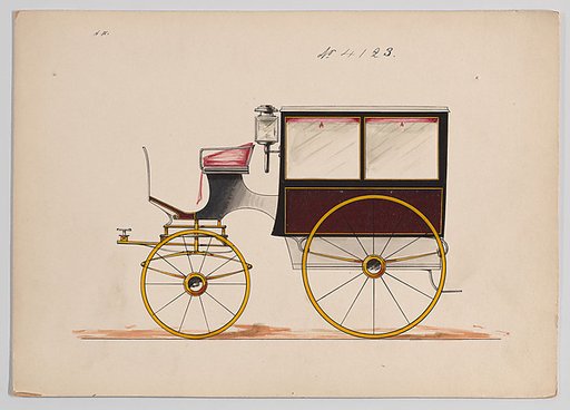 Design for Omnibus or Wagonette, no. 4123