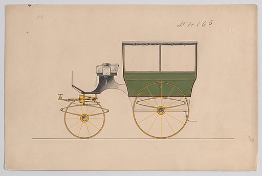 Design for Omnibus or Wagonette, no. 4165