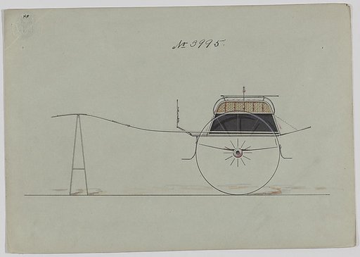 Design for Dog Cart, no. 3995