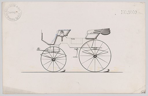 Design for 2 seat Phaeton, no. 3009a