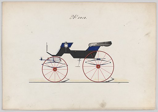 Design for 2 seat Phaeton, no. 3010
