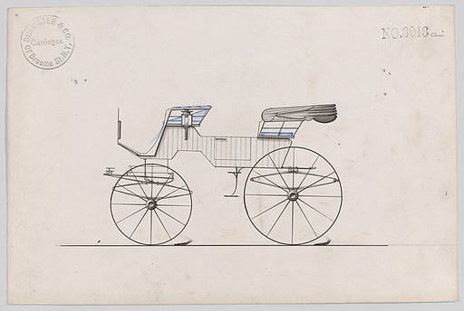 Design for 2 seat Phaeton, no. 3013a