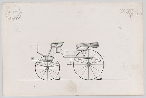 Design for 2 seat Phaeton, no. 3033a