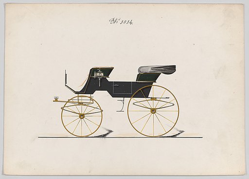 Design for 2 seat Phaeton, no. 3034