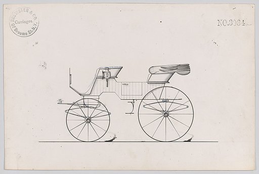 Design for 4 seat Phaeton, no. 3034a