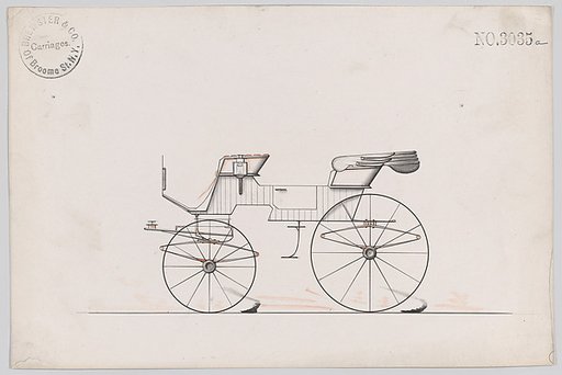 Design for 2 seat Phaeton, no. 3035a