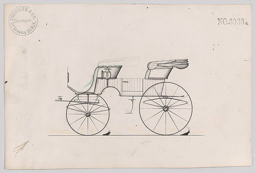 Design for 2 seat Phaeton, no. 3038a