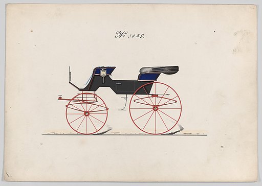 Design for 2 seat Phaeton, no. 3039