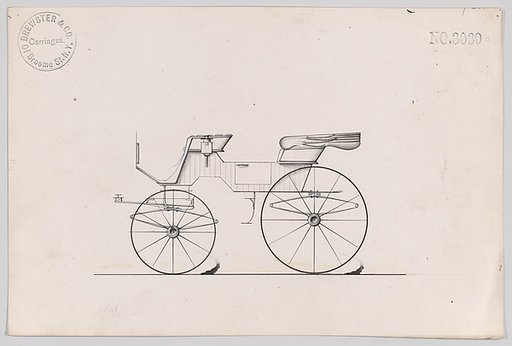 Design for 2 seat Phaeton, no. 3039a