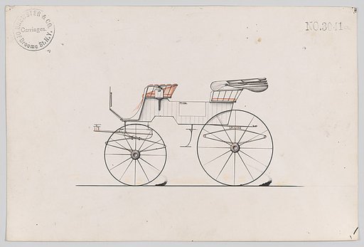 Design for 2 seat Phaeton, no. 3041a