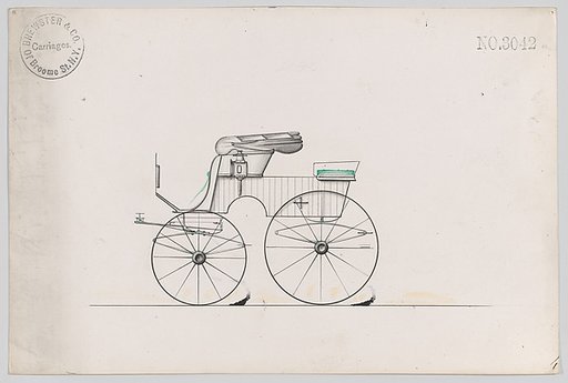 Design for Stanhope Phaeton, no. 3042a