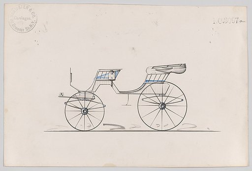 Design for 2 seat Phaeton, no. 3097a