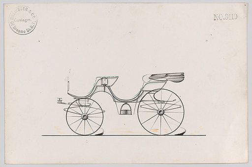 Design for Cabriolet Phaeton, no. 3119a