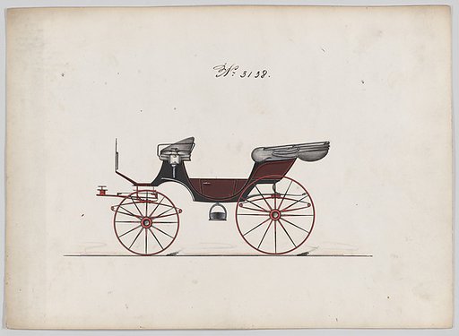 Design for Cabriolet Phaeton, no. 3138