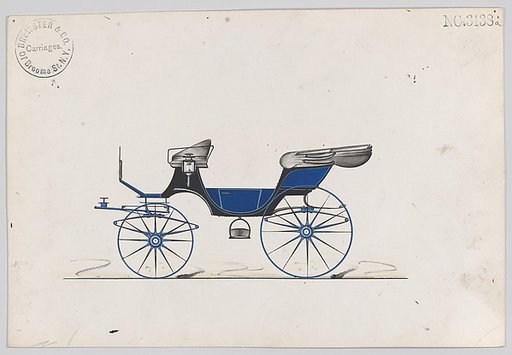 Design for Cabriolet, no. 3138a