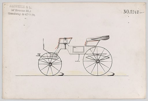 Design for Park or Cabriolet Phaeton, no. 3241a