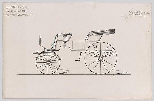 Design for 2 seat Phaeton, no. 3274a