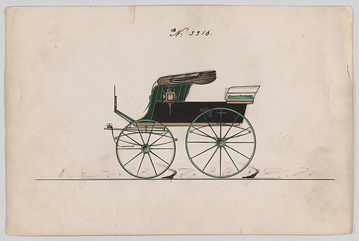 Design for Stanhope Phaeton, no. 3316